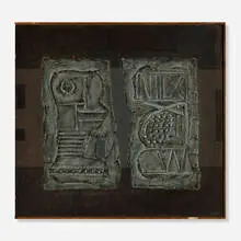 Jorge Damiani, Untitled (I), c. 1960, mixed media on canvas