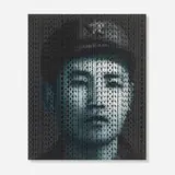 Zhang Dali, Slogan No. 64 (One World One Dream), 2010, acrylic on vinyl