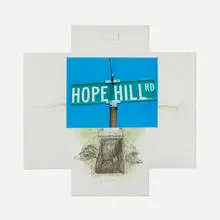 Robert Gober, Hope Hill Road, 2012, offset lithograph in colors mounted to archival board