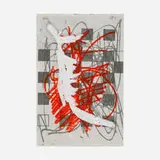 Oscar Murillo, Untitled, 2015, oil, oil pastel and inkjet on paper