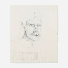 Butt Johnson, That Guy, 2003, ink and graphite on paper