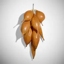 Stacey Neff, Waxen Orange Pods, 2000, glass, steel, mixed media