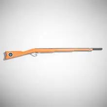 Sunny A. Smith, Zouave Rifle, 2005, acrylic on wood with aluminum elements