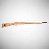 Sunny A. Smith, Zouave Rifle, 2005, acrylic on wood with aluminum elements