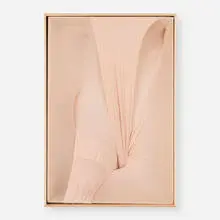 Gossip by Martin Soto Climent, 2016, tights, mirror and banak wood, sold Jul 2025