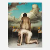 Steven Hudson, Millennium 6 Aristotle, 1993, oil on board