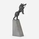 Keld Moseholm, On the Swing, 2005, bronze, granite