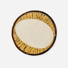 Tim Hawkinson, Conception of Time, 1988, oil on canvas in found chair frame