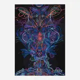 Julia Sisi, Untitled (Night Light / See Through / Inner Sky / Songs Echoes), pigment pens on paper