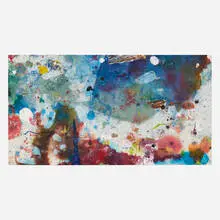 William Quigley, Untitled, c. 1990, watercolor, gouache and ink on paper mounted to illustration board