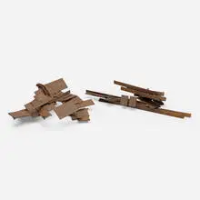 Robert Mallary, Untitled, c. 1965, welded steel sculpture in two parts