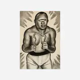 Tomoo Gokita, Mr.T, 2005, charcoal on paper