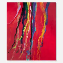 Cleve Gray, Fanfare #5, 2002, acrylic on canvas
