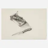 Karen Carson, Untitled, 1971, graphite and white chalk on paper