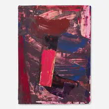 Edvins Strautmanis, Untitled, 1973, mixed media and wood on paper