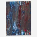 Edvins Strautmanis, Untitled, 1973, mixed media on paper laid to linen