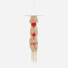 Claire Zeisler, Untitled, jute, wool yarn, steel