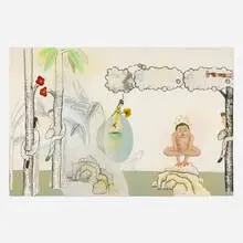 Phyllis Bramson, Dream Land, 2005, mixed media collage on paper