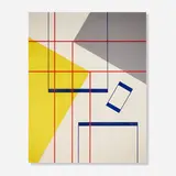 Daniel Massen, Composition 52-E-3, c. 1952, oil on Masonite