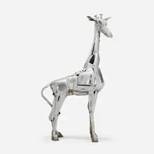 John Kearney, Baby Giraffe, welded found steel objects
