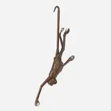 John Kearney, Hanging Monkey, patinated bronze