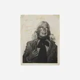 Untitled (Photo Booth Self-Portrait) by Lee Godie, gelatin silver print, sold Jun 2025