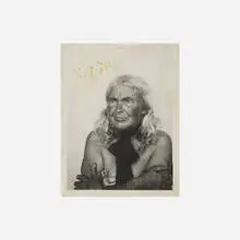 Lee Godie, Untitled (Photo Booth Self-Portrait), gelatin silver print