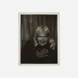 Untitled (Photo Booth Self-Portrait) by Lee Godie, gelatin silver print with hand-coloring, sold Jun 2025