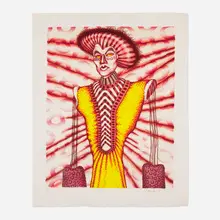 Ed Paschke, Tudor, 1976, lithograph in colors