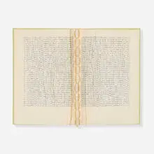 Buzz Spector, The Poet, 1987-88, shells on altered book