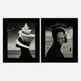 Ruth Thorne-Thomsen, Two works, 1986, gelatin silver print