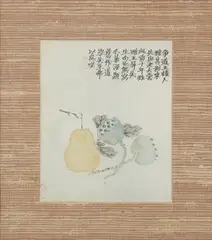 Jin Nong, "Still Life", Ink and color on paper