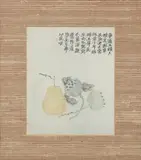 Jin Nong, "Still Life", Ink and color on paper