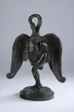 Rudolph Tegner, Leda and the Swan, Bronze, dark brown patina - Height: 16 1/4 in