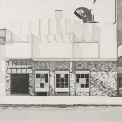 Noel Maffey, Untitled, HORN AND HARDART, pencil on board