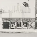 Noel Maffey, Untitled, HORN AND HARDART, pencil on board