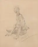 Philip Evergood, Nude Study Number 1