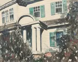 John Grabach, My Home, Watercolor on paper