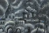 Vladislav Fedorovich Afonichev, Moscow Church Domes, Gouache on paper