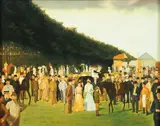 N. Bingham, Royal Ascot, Oil on panel