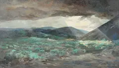 Lumen Martin Winter, South and West, Oil on panel