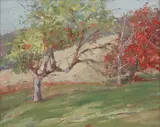 Harold Anthony Gerome, Los Gatos, Oil on board