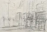 John Marin, City Scene
