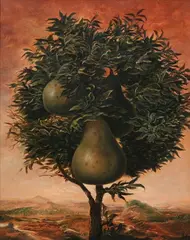The Tree of Greatness by Samuel Bak, Oil on canvas, sold Feb 2007