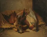 George Stevens, Two Pheasants After the Hunt, Oil on canvas