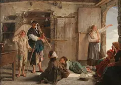 Alexandre Jean Pierre Antigna, Rest for the Weary, Oil on canvas