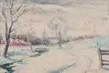 Robert Emmett Owen, WINTER FOREST, and titled on reverse