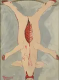 John Graham, Butcher Shop, oil on canvas