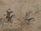 Korean School, Hunting Trip, Ink and color on paper