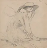 Emlen McConnell, Untitled, INTO THE BREEZE, pencil